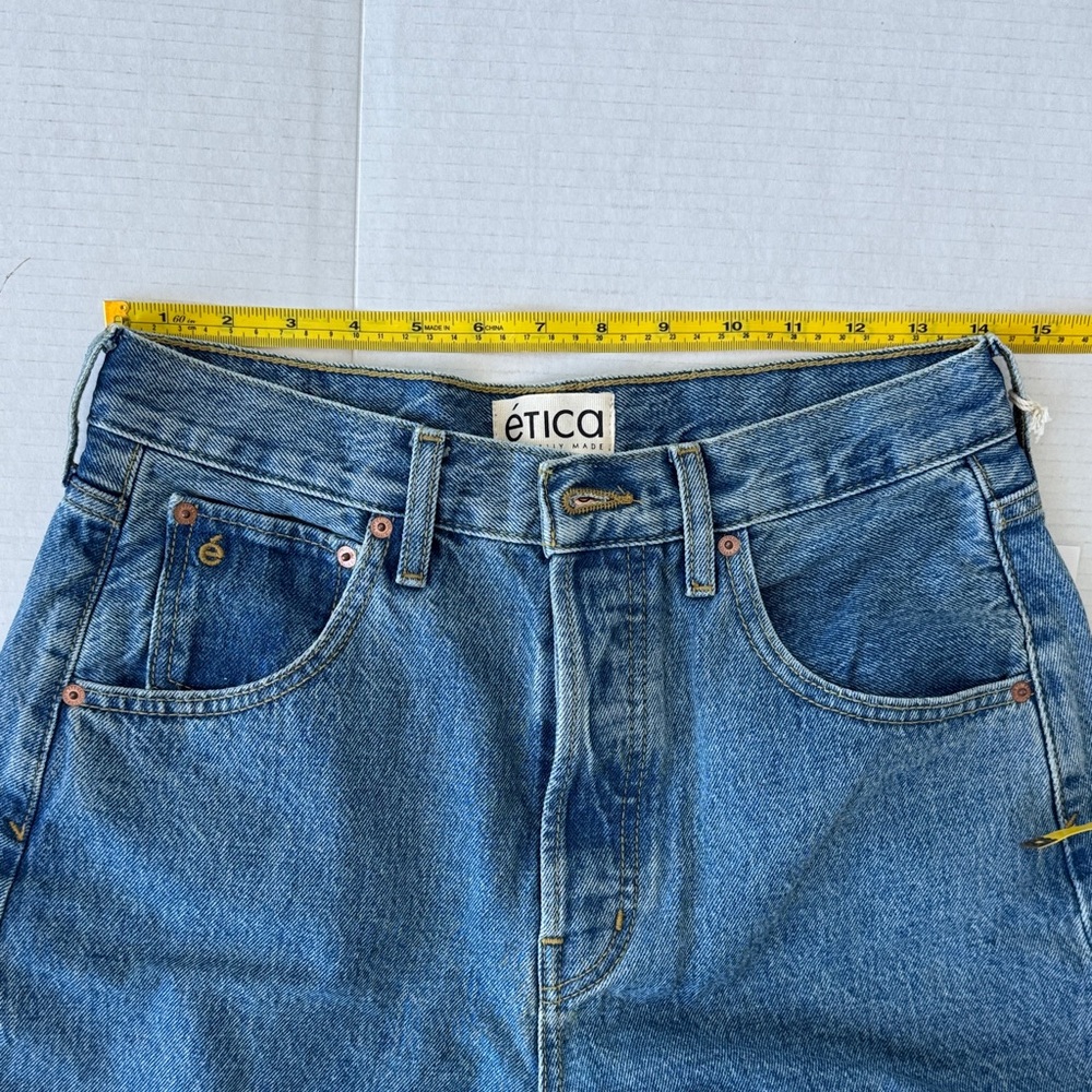 Etica Cassel Ultra High Barrel jeans size 28 - Picture 5 of 13
